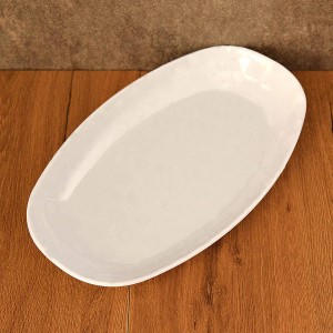 Battal Boy Ev Melamin Tipi Kayık Tabak 50 Adet