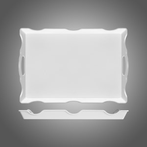 Melamin Orta Saplı Tepsi 25 Adet