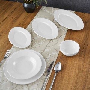 4 Kişilik 15 Parça Melamin Yemek Takımı